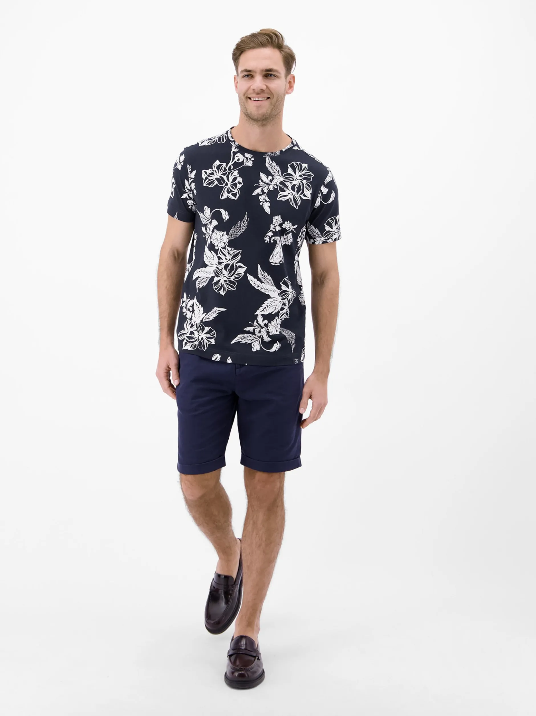 LERROS Herren T-Shirt in blau
