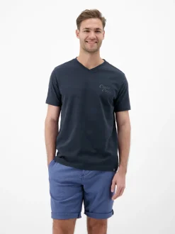LERROS Herren T-Shirt in blau