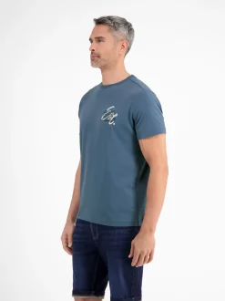 LERROS Herren T-Shirt in blau