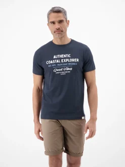 LERROS Herren T-Shirt in blau