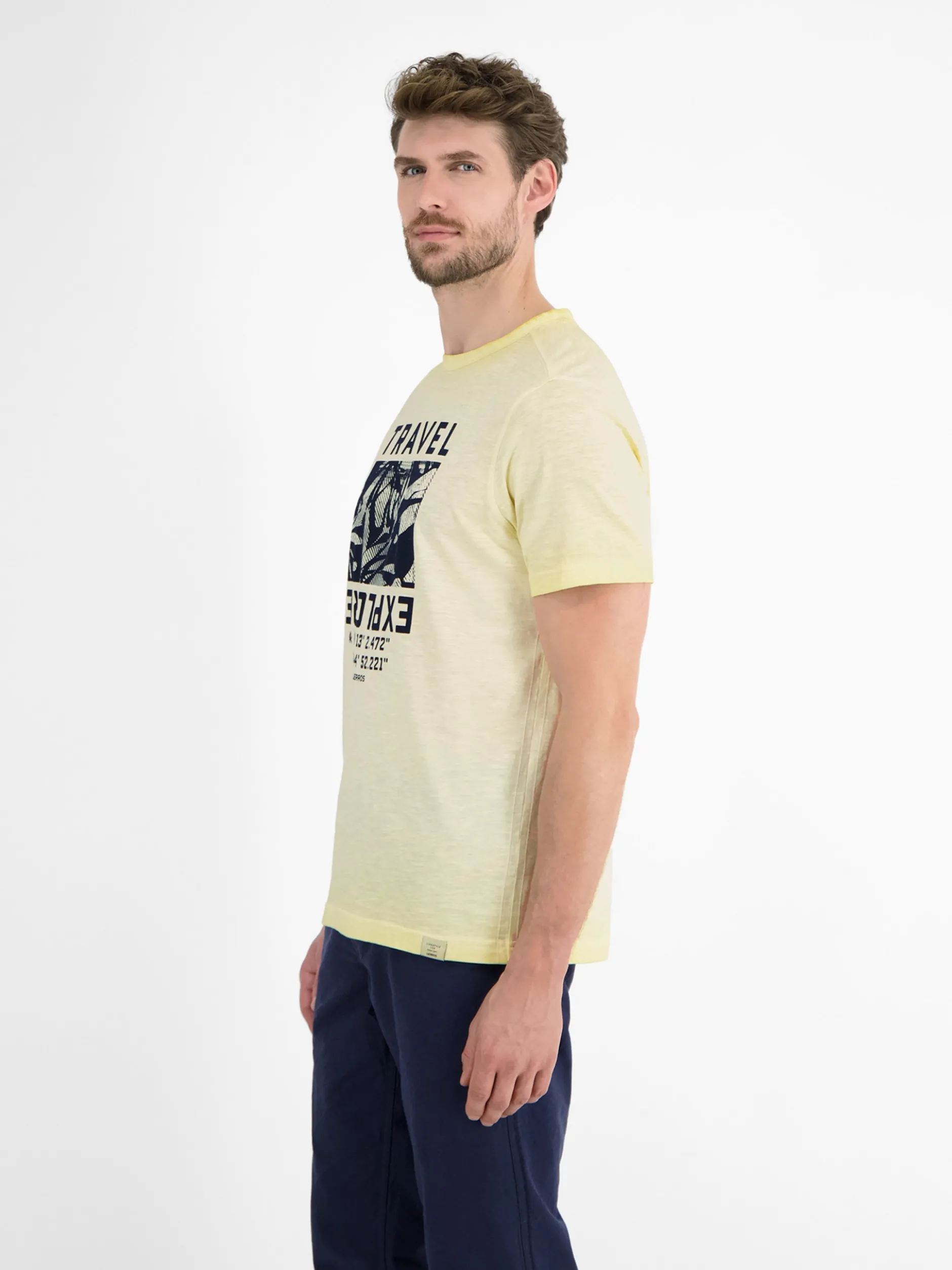 LERROS Herren T-Shirt in gelb