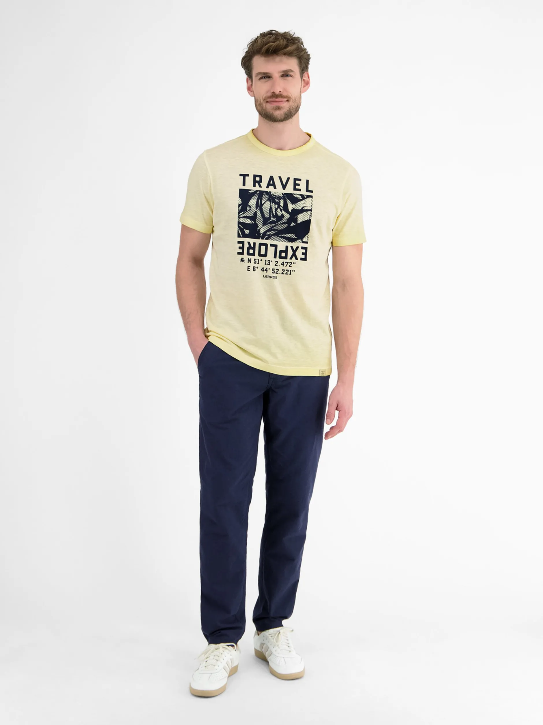 LERROS Herren T-Shirt in gelb