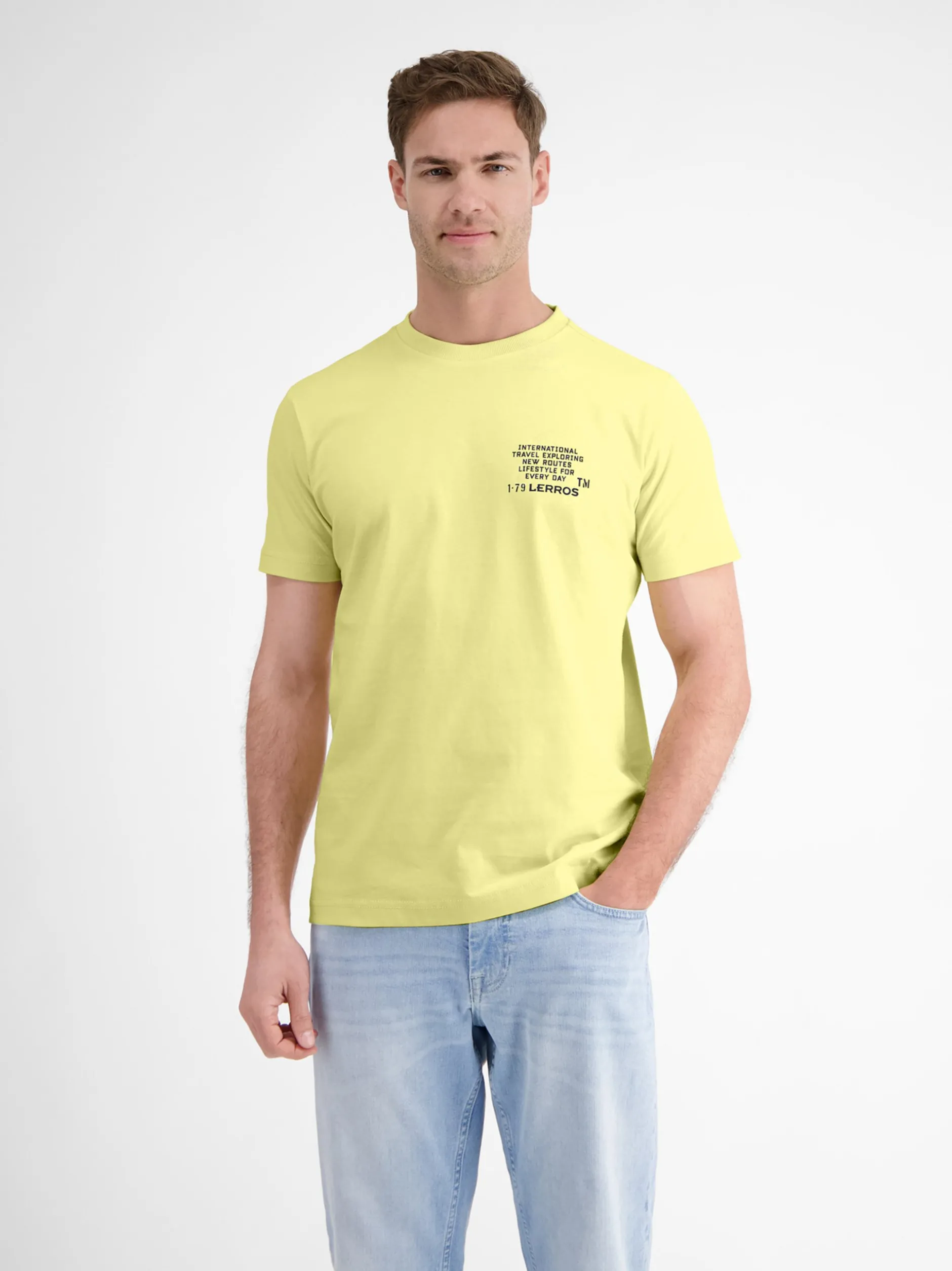 LERROS Herren T-Shirt in gelb