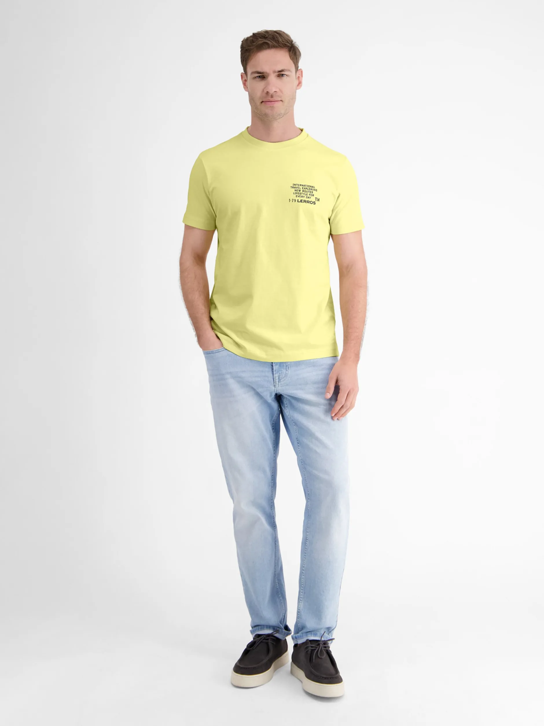 LERROS Herren T-Shirt in gelb