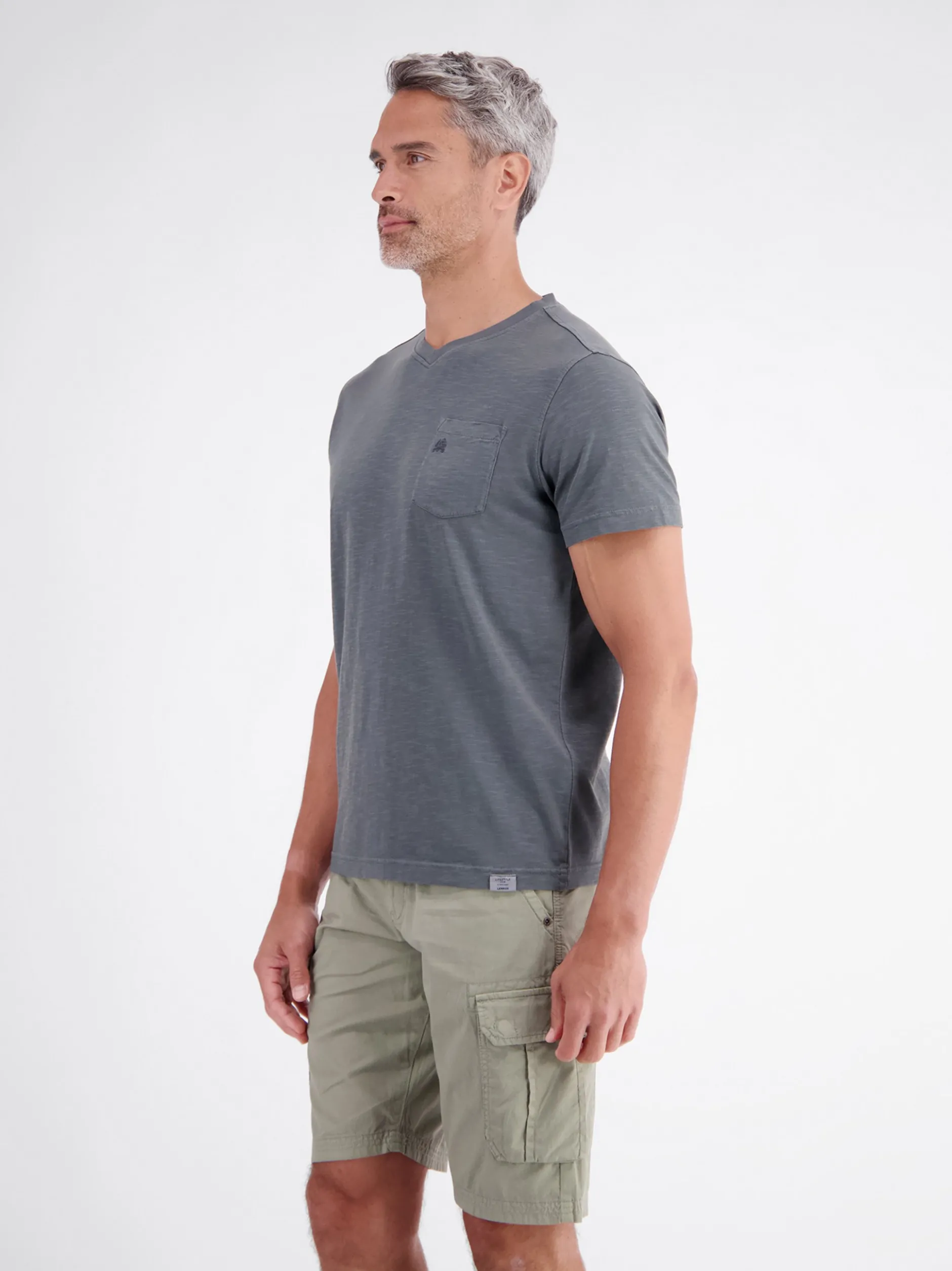 LERROS Herren T-Shirt in grau