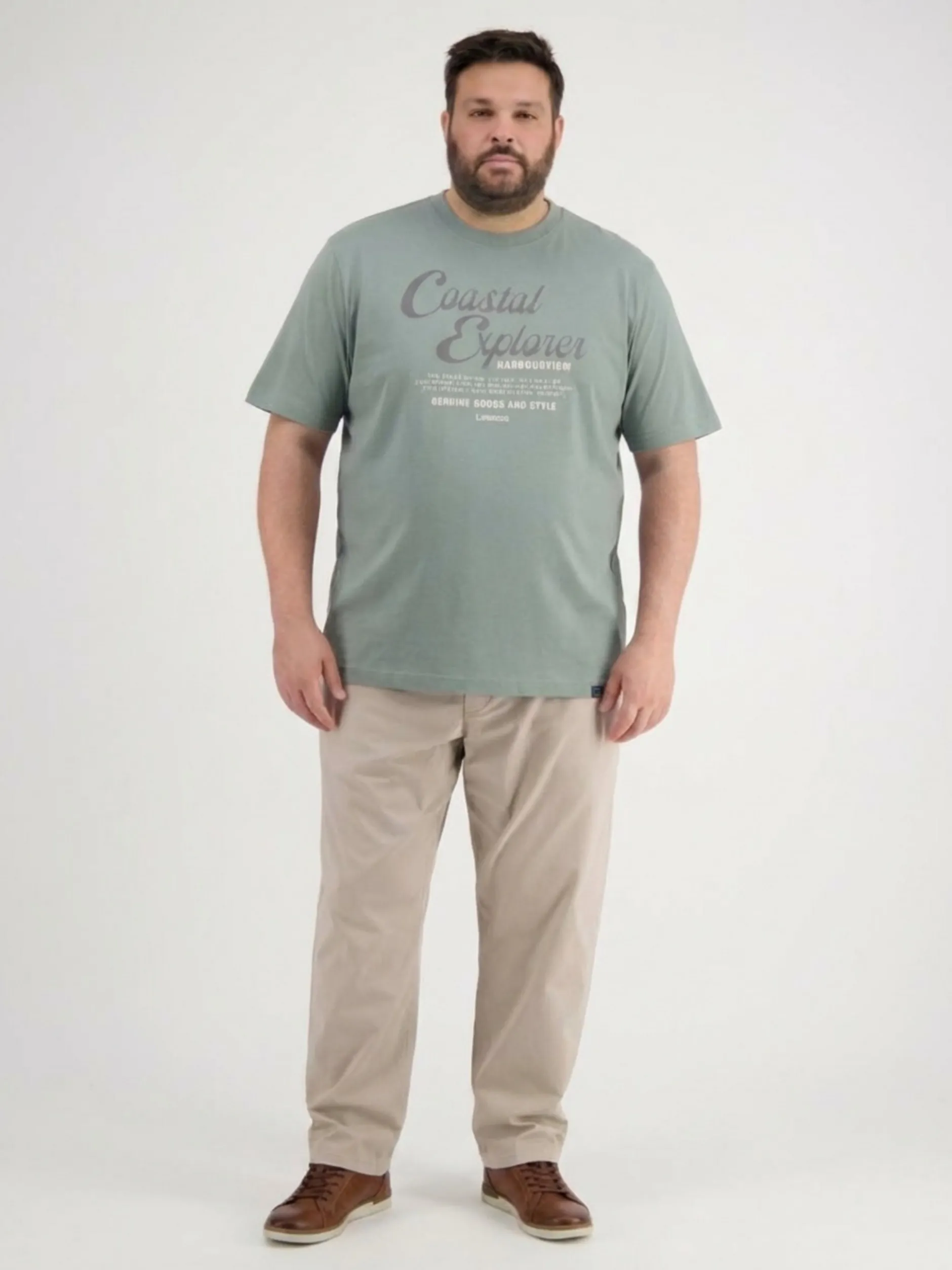 LERROS Herren T-Shirt in grau