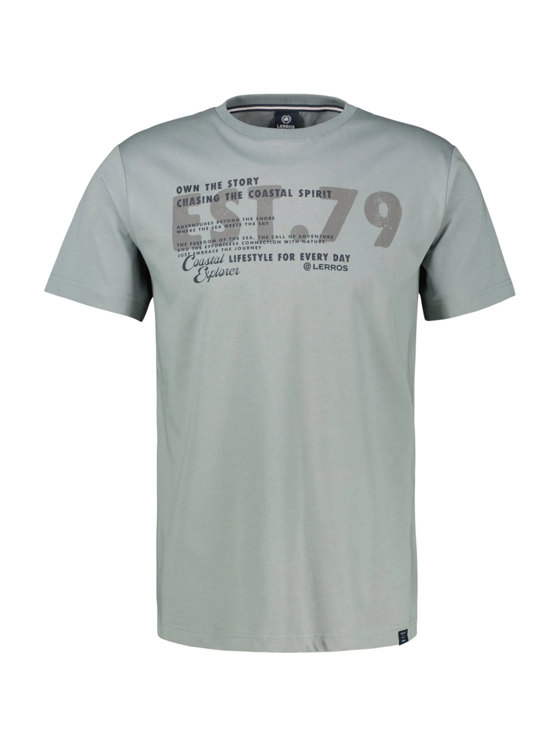 LERROS Herren T-Shirt in grau