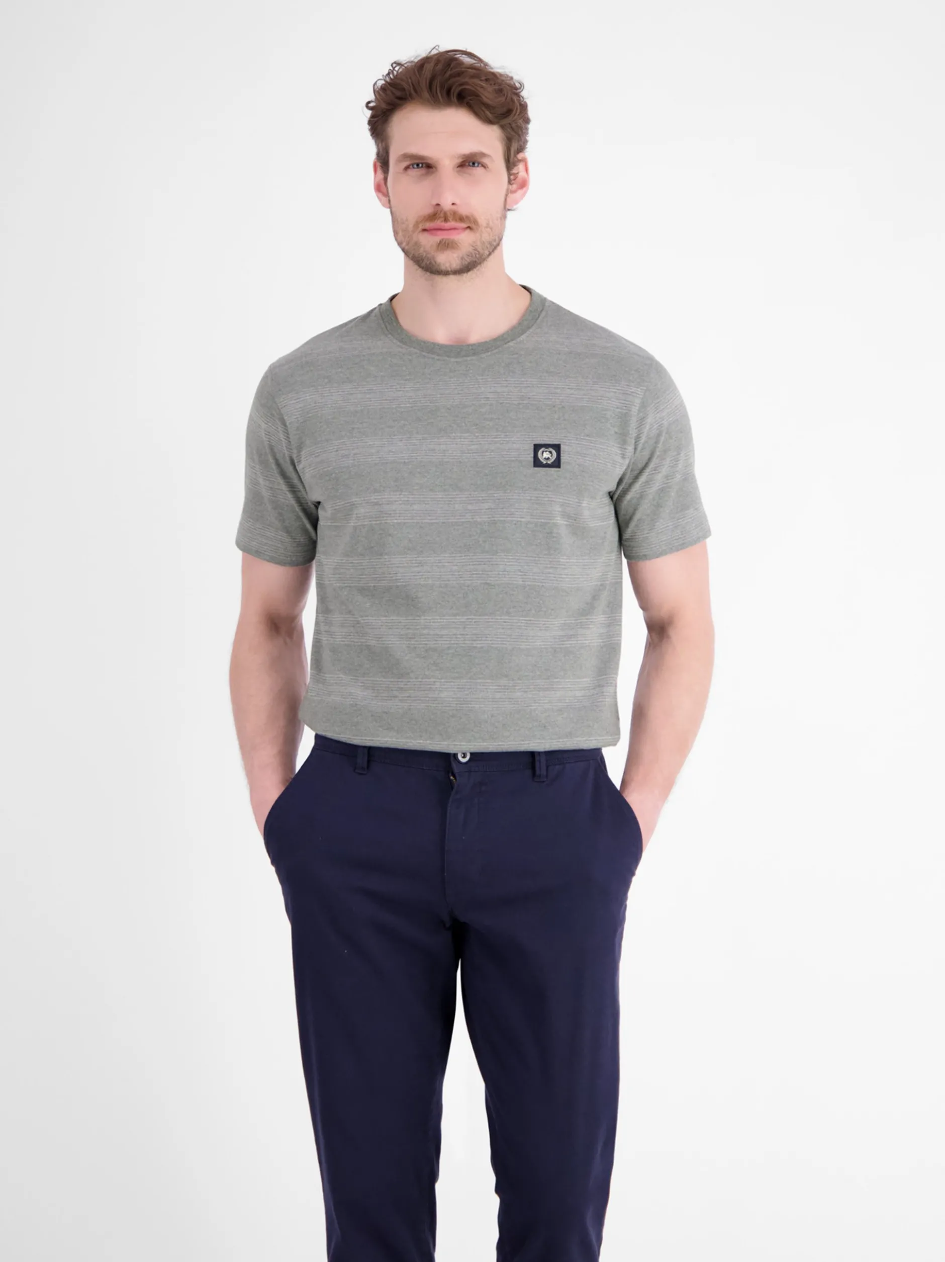 LERROS Herren T-Shirt in grau