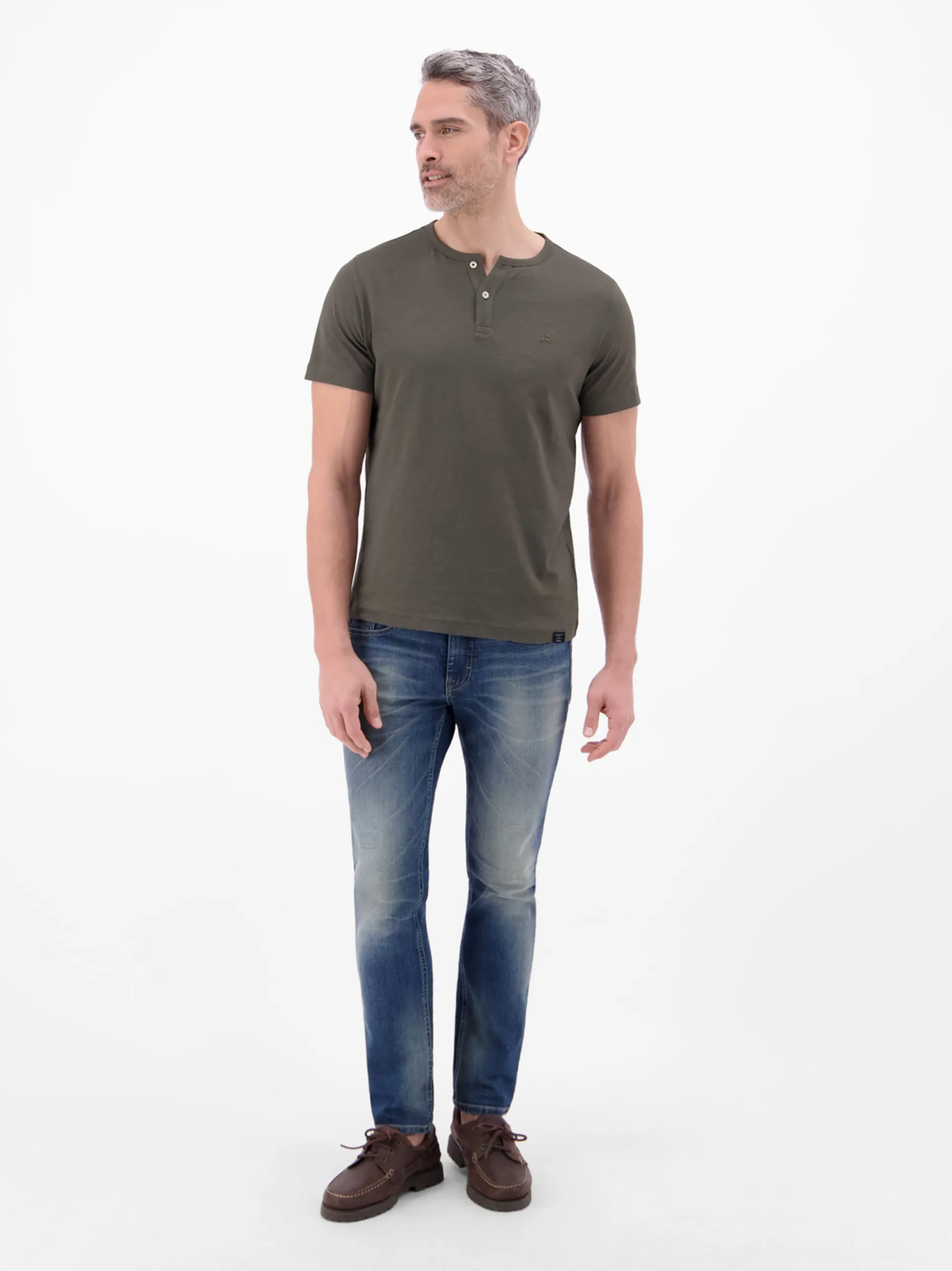 LERROS Herren T-Shirt in grau