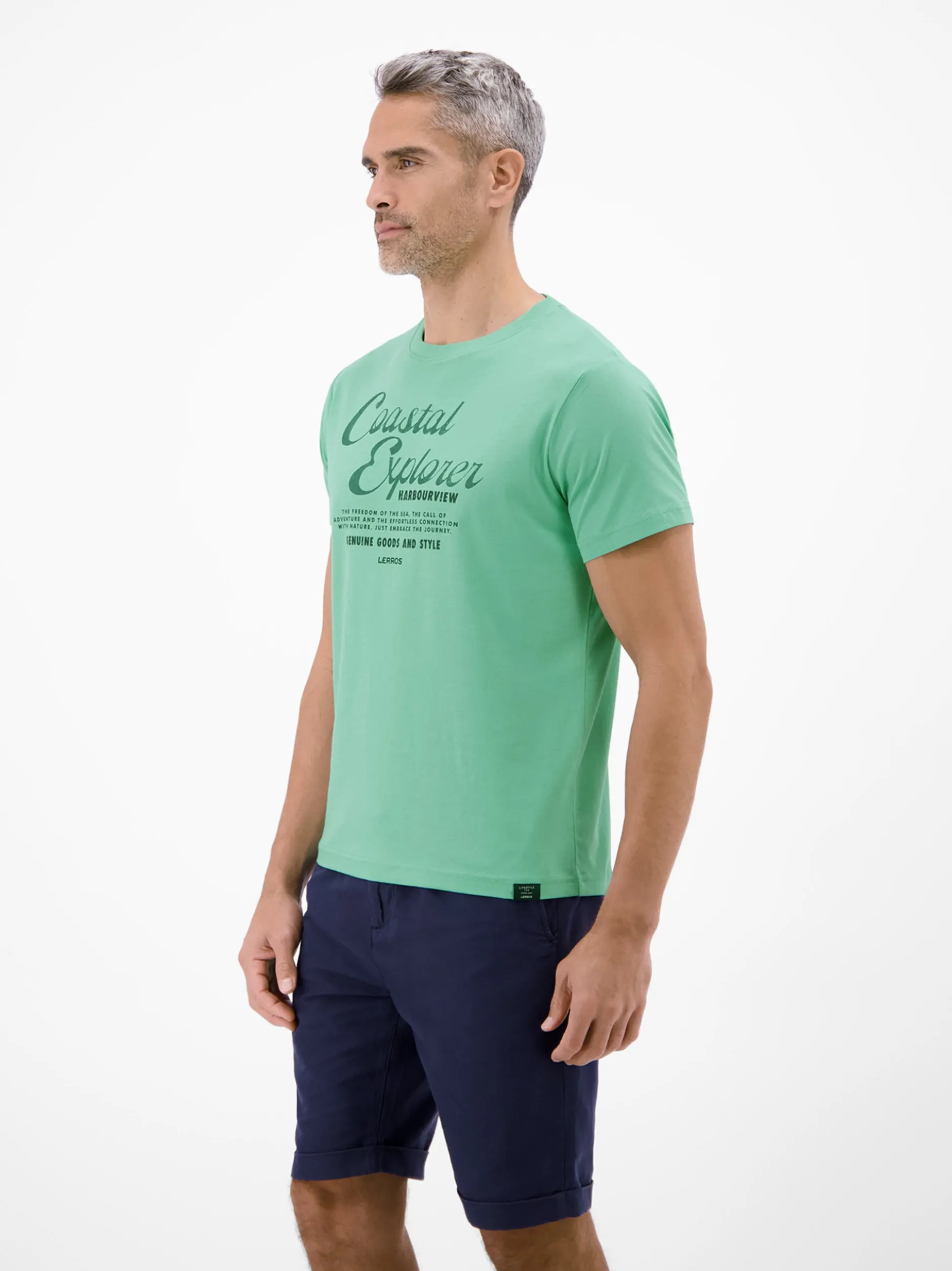LERROS Herren T-Shirt in grün