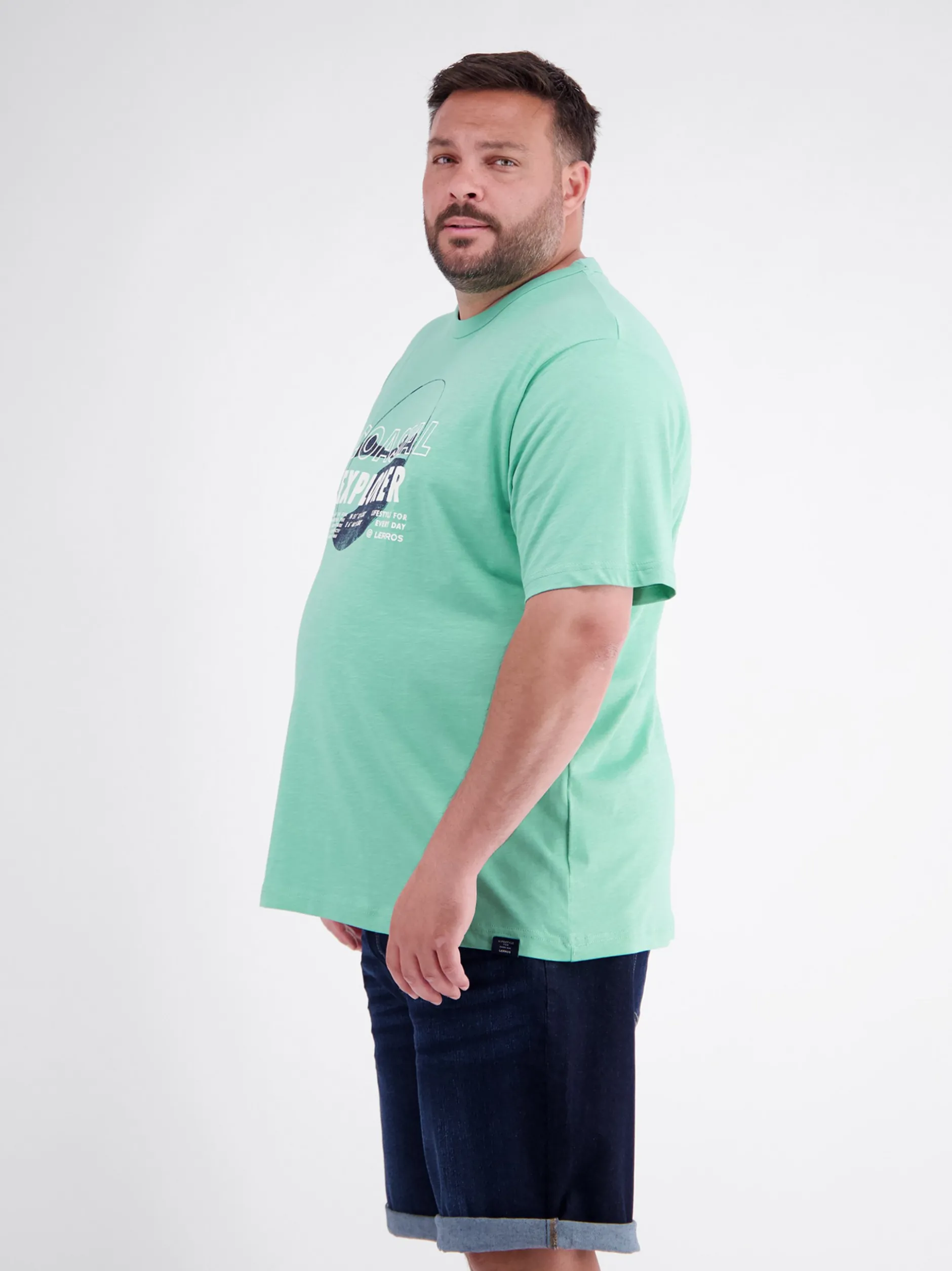 LERROS Herren T-Shirt in grün