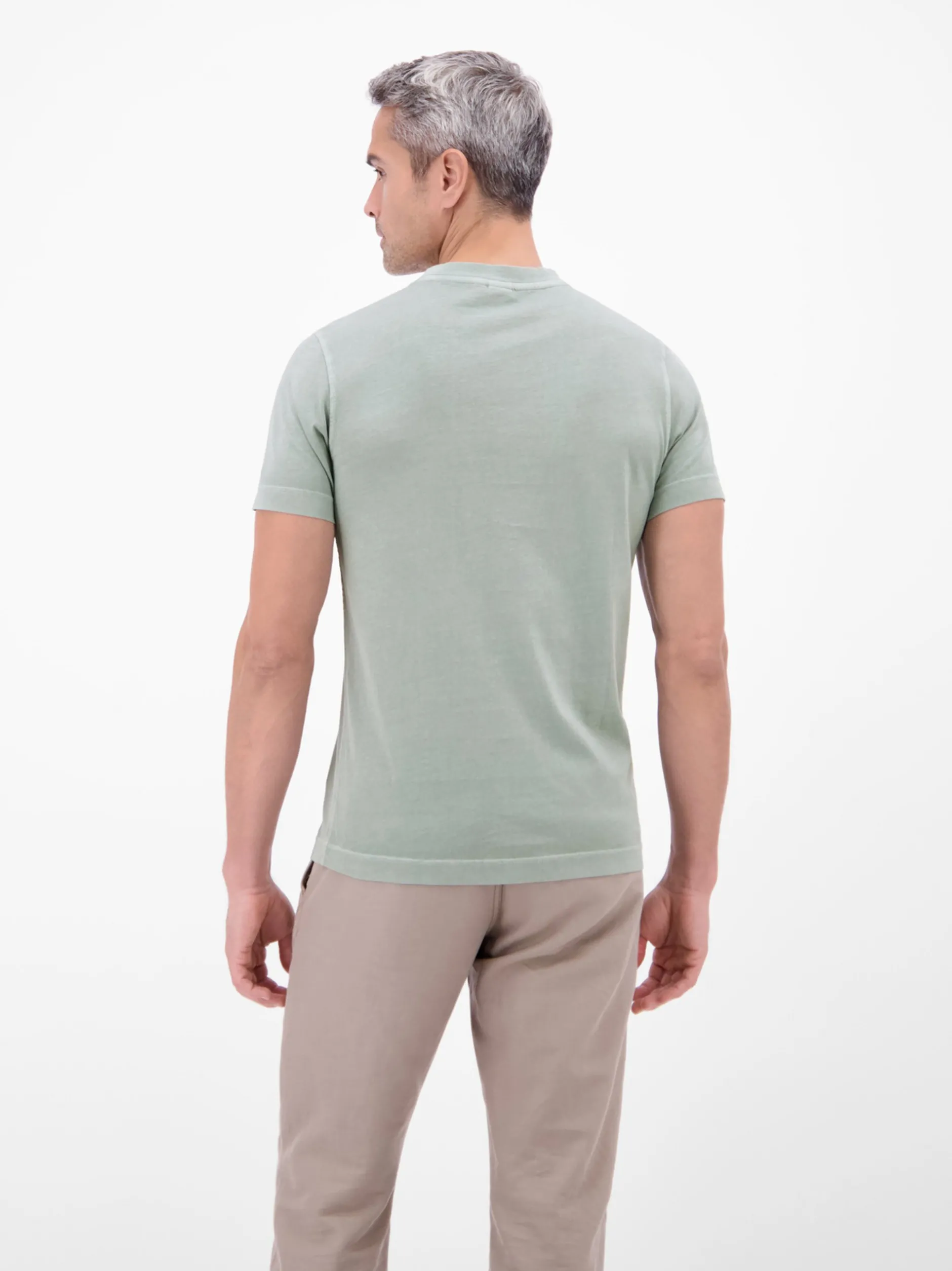 LERROS Herren T-Shirt in hellgrau