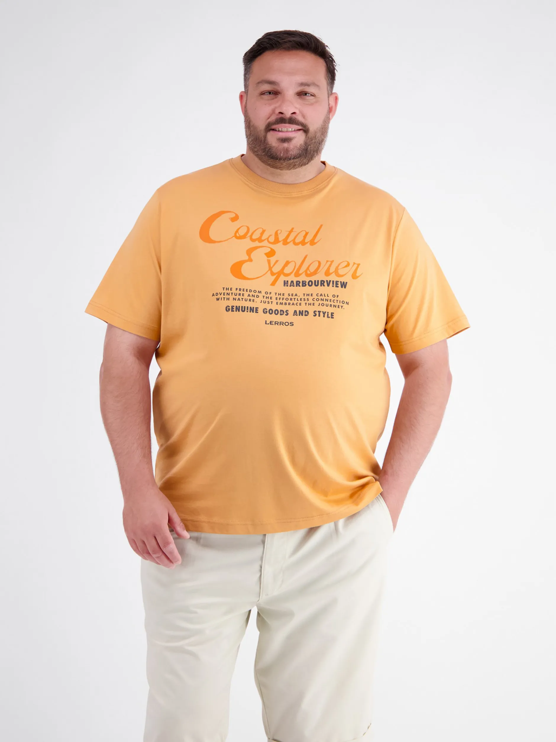 LERROS Herren T-Shirt in orange