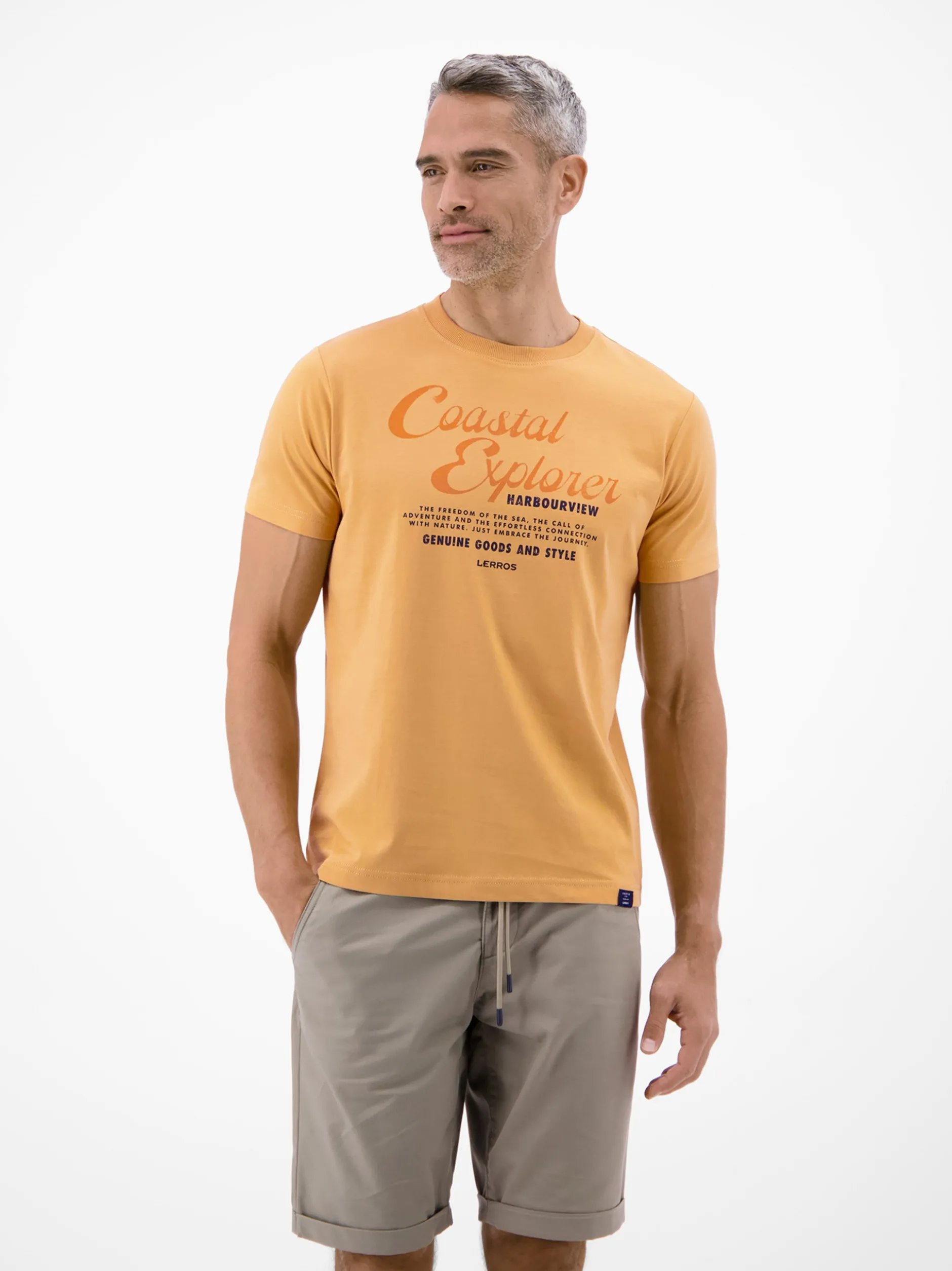 LERROS Herren T-Shirt in orange