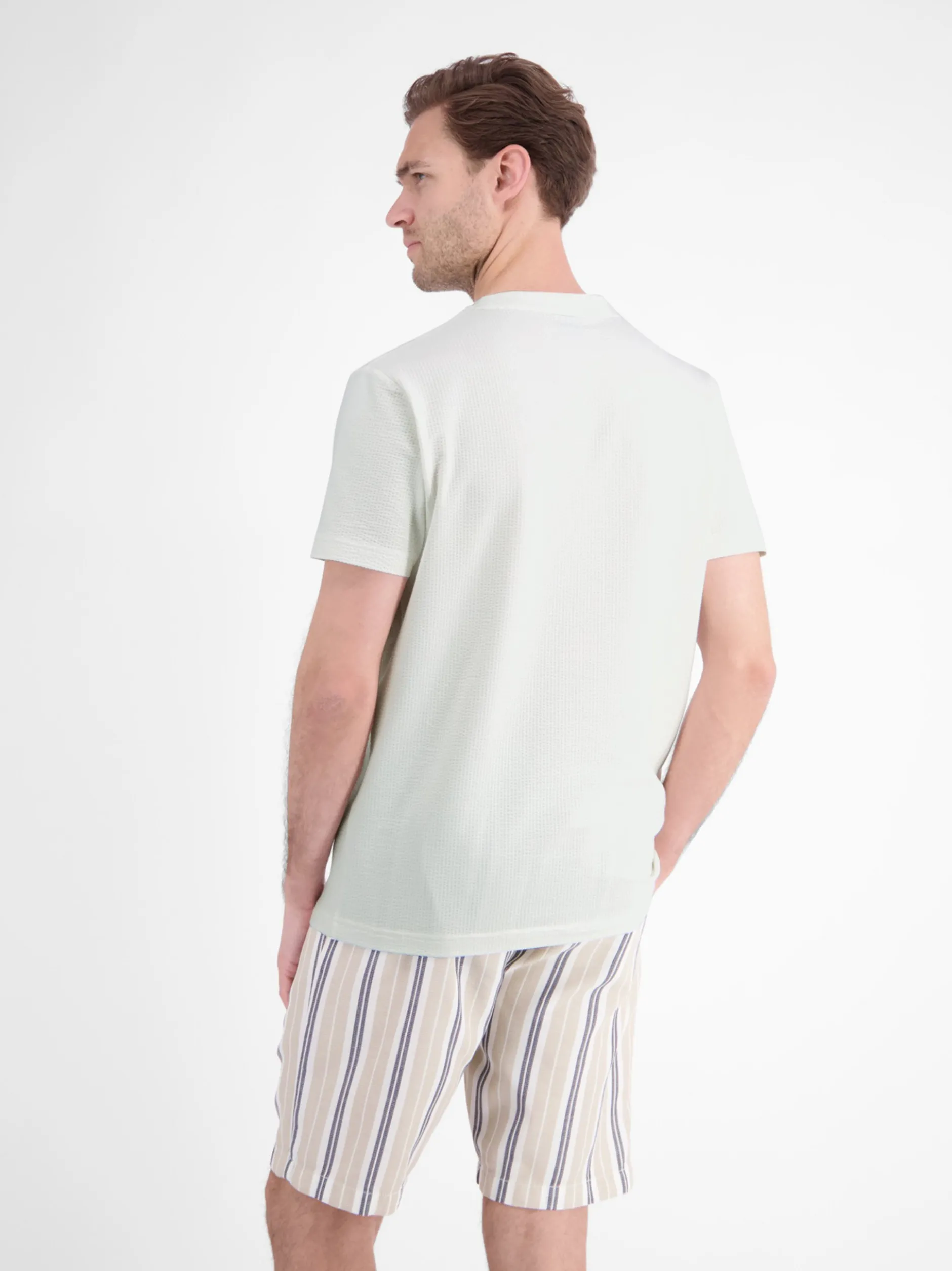 LERROS Herren T-Shirt in weiß