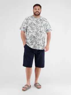 LERROS Herren T-Shirt in weiß
