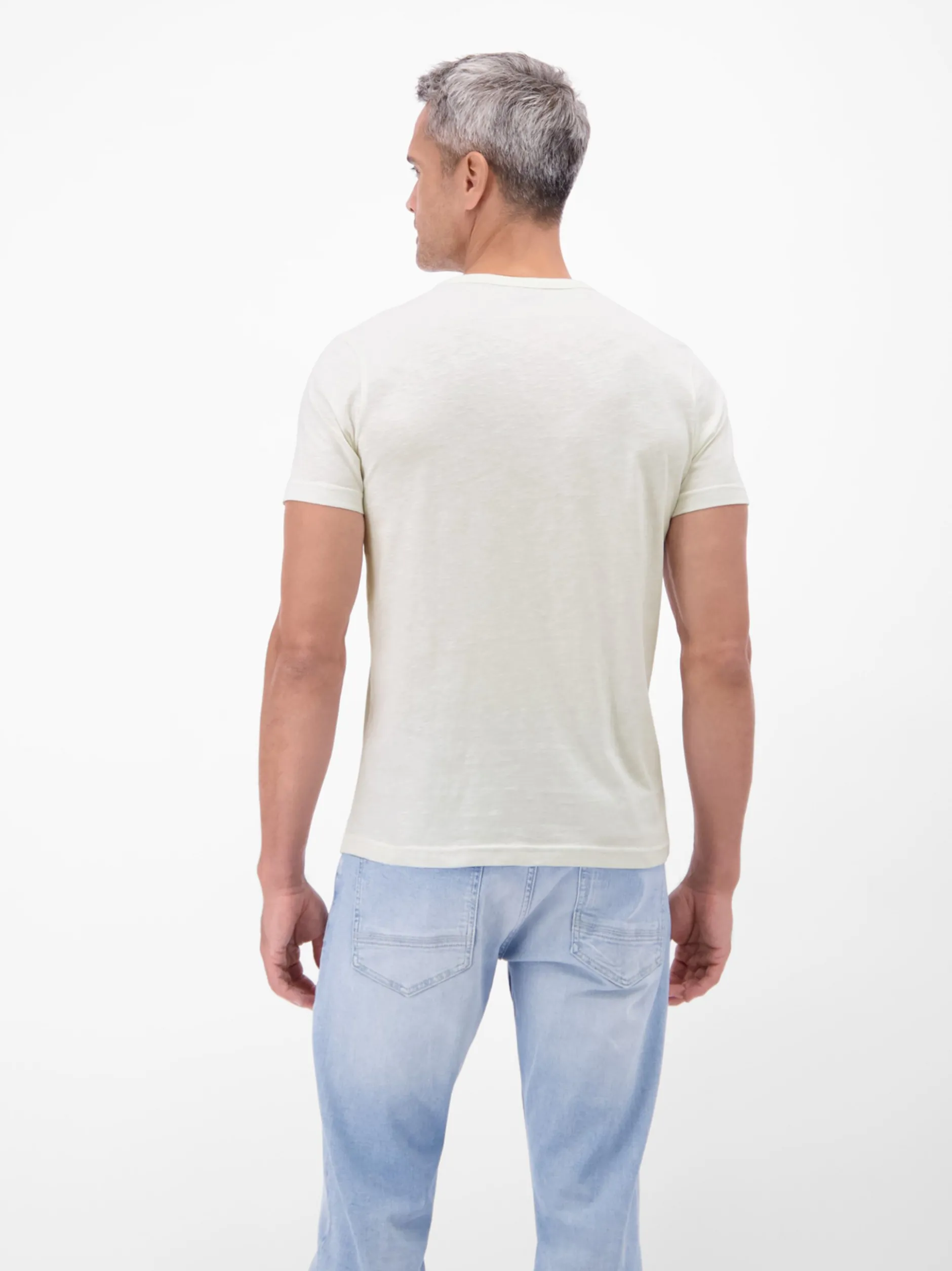LERROS Herren T-Shirt in weiß