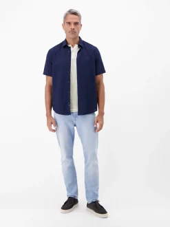 LERROS Herren T-Shirt in weiß