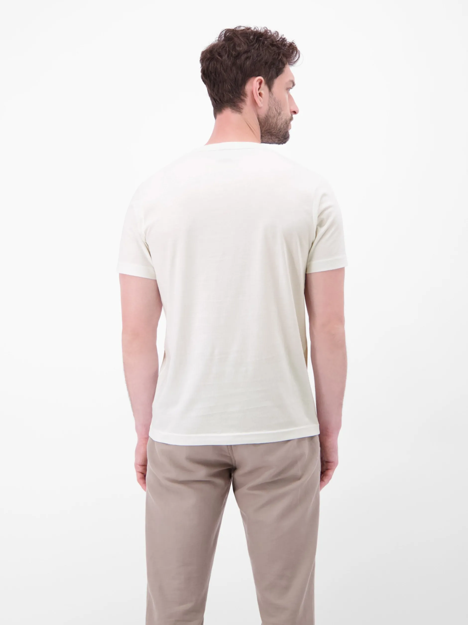 LERROS Herren T-Shirt in weiß