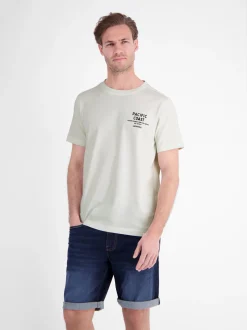 LERROS Herren T-Shirt in weiß