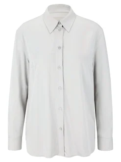 Les Lunes Damen Langbluse in weiß - Ärmel: langarm