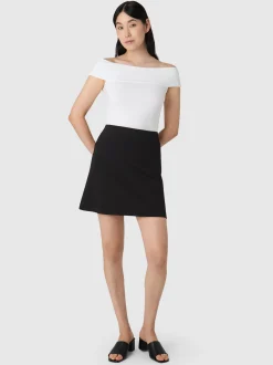 Les Lunes Damen Minirock in schwarz