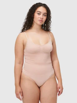 Les Lunes Damen Ärmelloser Body in rosa