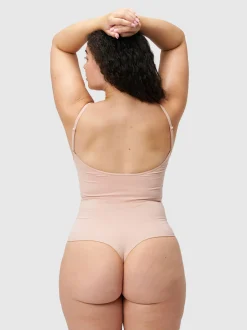 Les Lunes Damen Ärmelloser Body in rosa