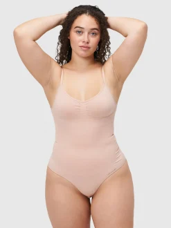 Les Lunes Damen Ärmelloser Body in rosa