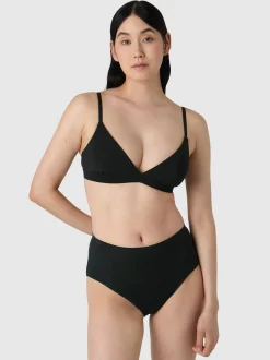 Les Lunes Damen Slip in grün schwarz