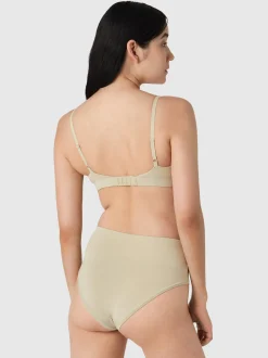Les Lunes Damen Slip in grün schwarz