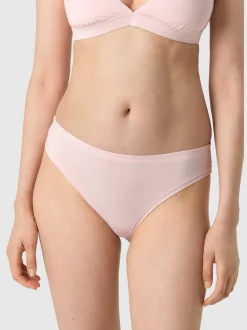 Les Lunes Damen Slip in rosa schwarz