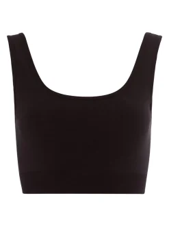 Les Lunes Damen Sport Bustier in schwarz