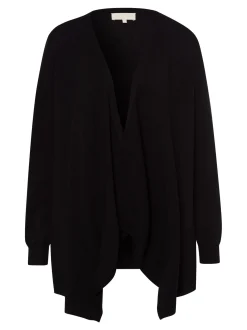 Les Lunes Damen Strickjacke in schwarz - Ärmel: langarm