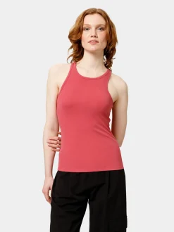 Les Lunes Damen Tanktop in rosa - Ausschnitt: Rundhals