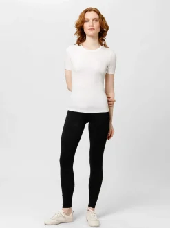 Les Lunes Damen T-Shirt in rosa - Ausschnitt: Rundhals