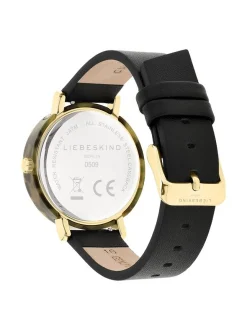 Liebeskind Berlin Damen Armbanduhr - Acetat Statement in schwarz