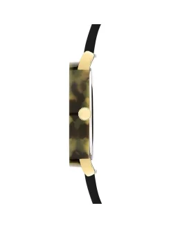 Liebeskind Berlin Damen Armbanduhr - Acetat Statement in schwarz