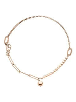 Liebeskind Berlin Damen Armband - The Material Mix in roségold