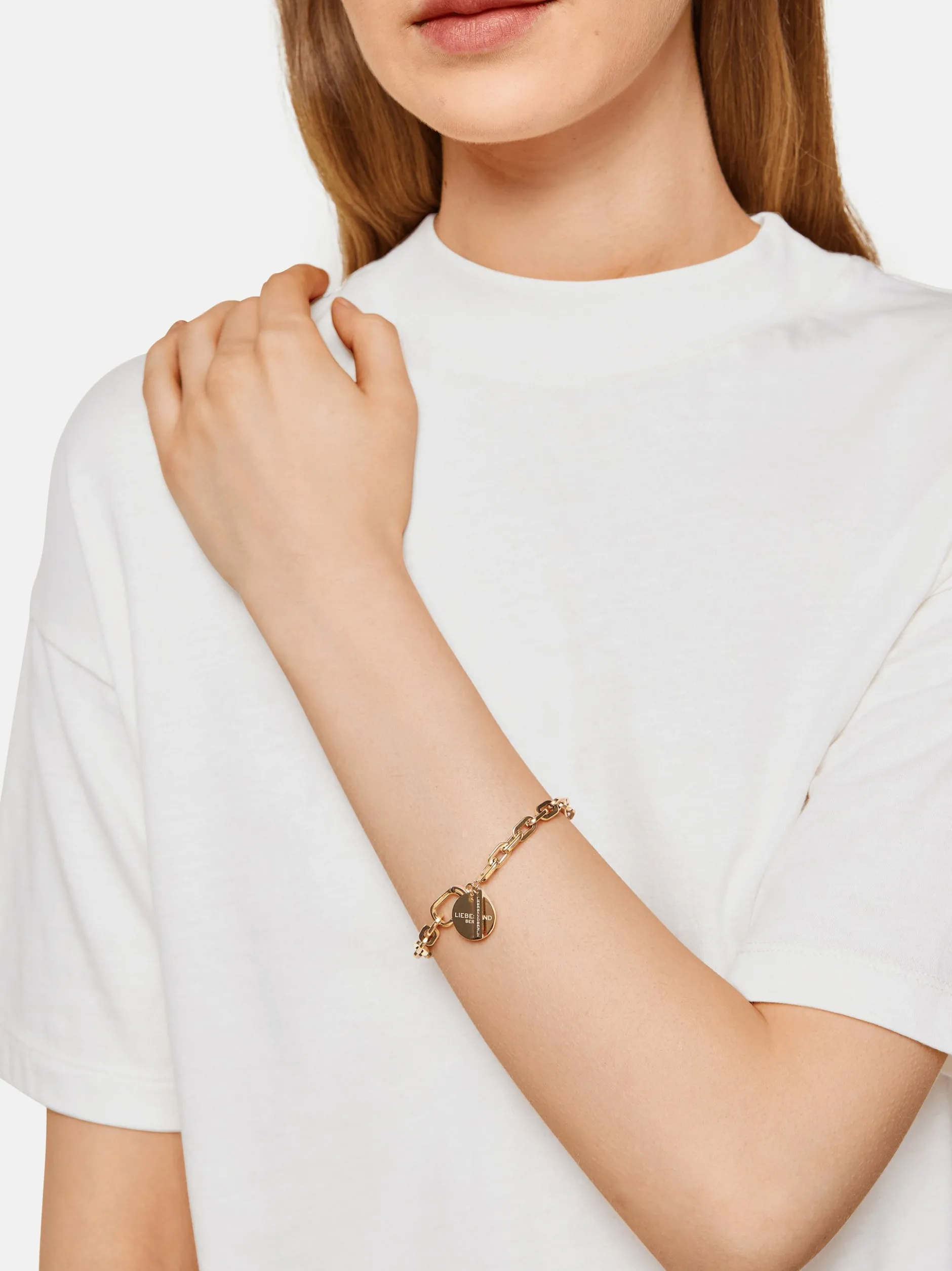 Liebeskind Berlin Damen Armband - The Basic Chunky in gold
