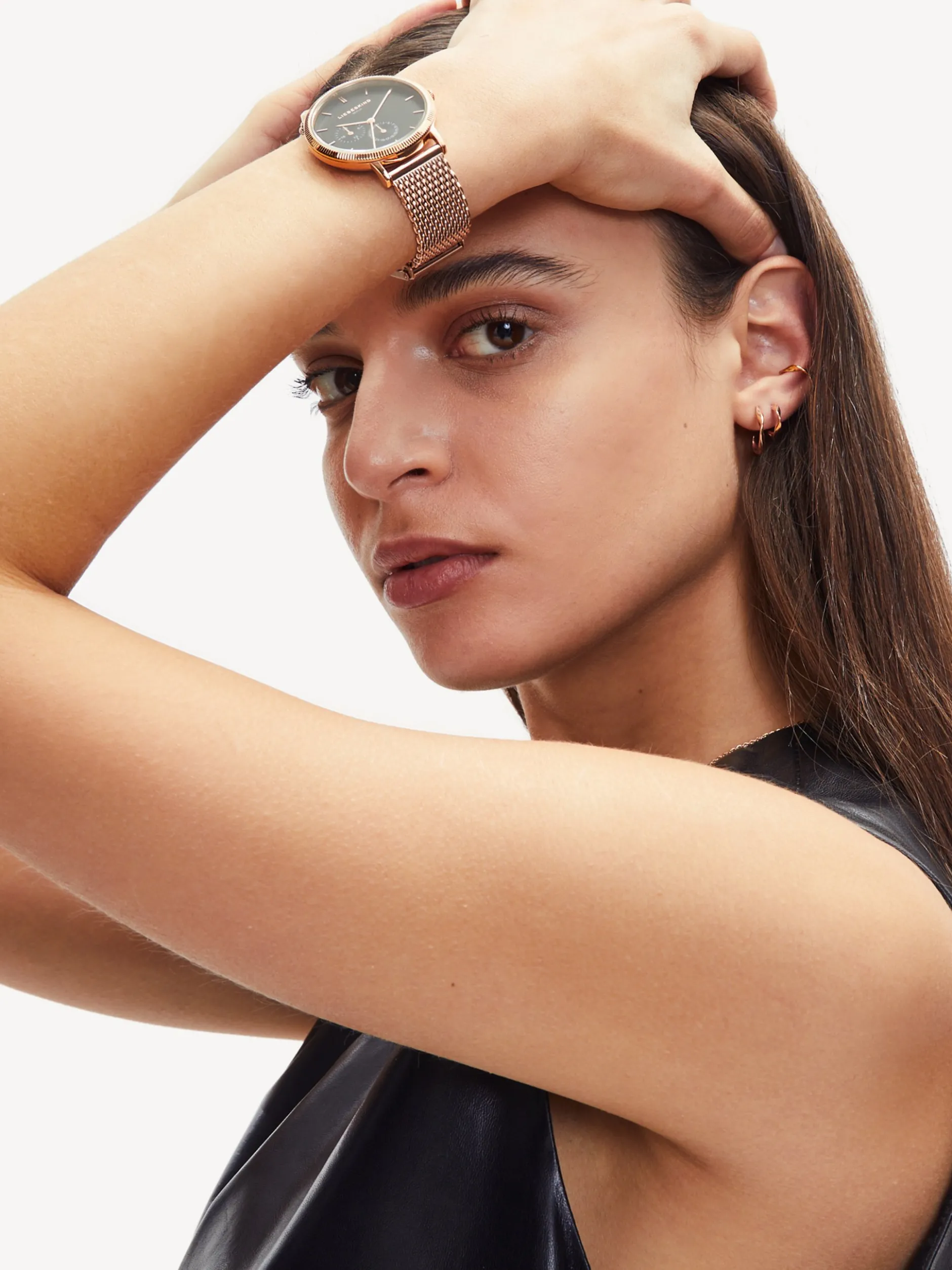 Liebeskind Berlin Damen Armbanduhr - Clean Multifunction in roségold