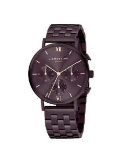 Liebeskind Berlin Damen Armbanduhr - Small Modern Chronograph in lila