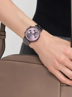 Liebeskind Berlin Damen Armbanduhr - Small Modern Chronograph in lila