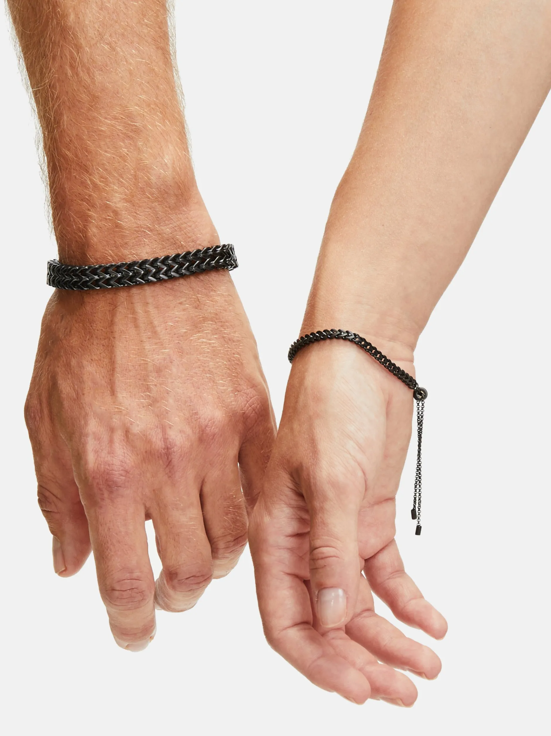 Liebeskind Berlin Damen Armband - The Woven in schwarz