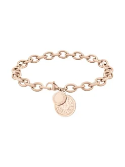 Liebeskind Berlin Damen Armband - Vintage Coins in roségold