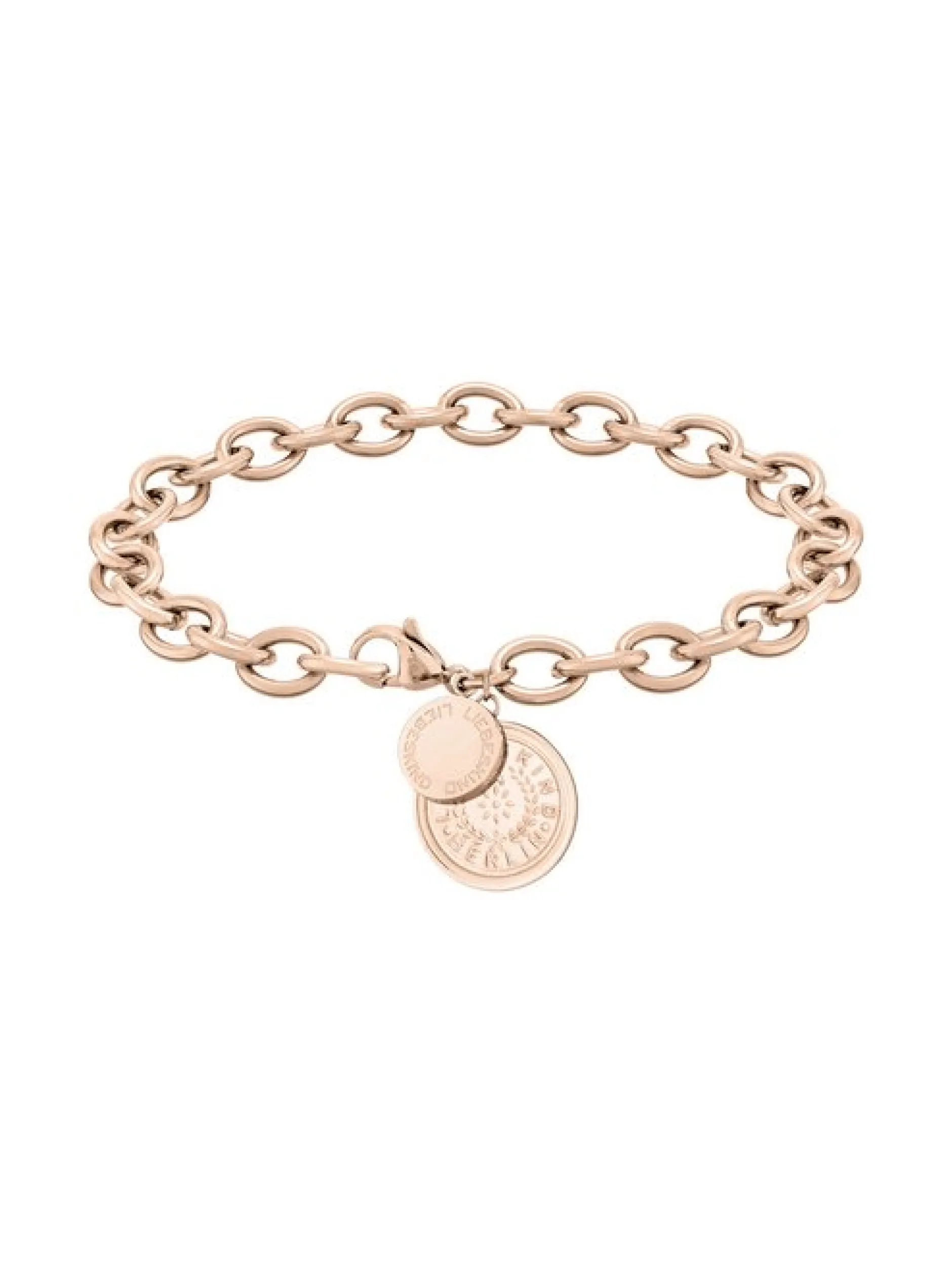Liebeskind Berlin Damen Armband - Vintage Coins in roségold