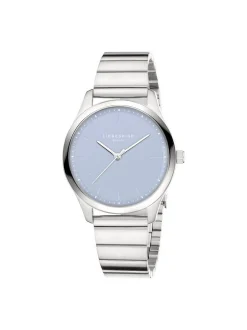 Liebeskind Berlin Damen Armbanduhr - The Round Staple in silber