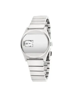 Liebeskind Berlin Damen Armbanduhr - Round Vinyl Vision in silber
