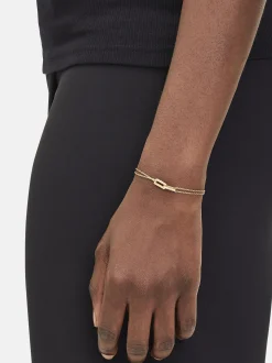 Liebeskind Berlin Damen Armband - The Festive Mini Link Sparkle in gold