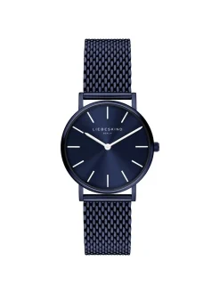 Liebeskind Berlin Damen Armbanduhr - The Slim Minimalist in blau